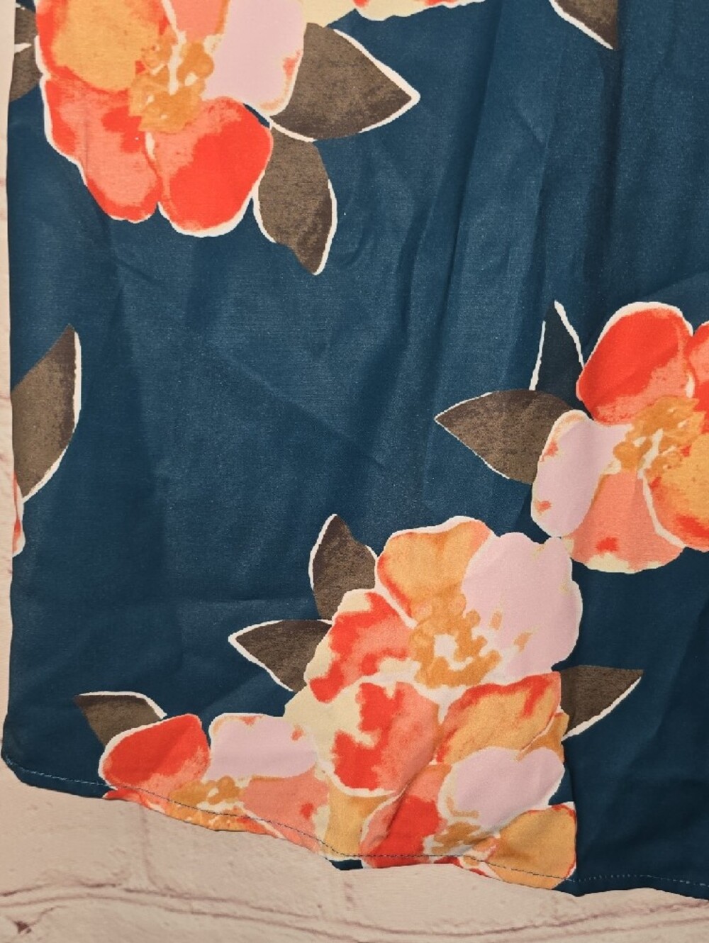 BloomChic floral print blouse in teal orange & pink flowers Size 22/24 NWT - Picture 5 of 10